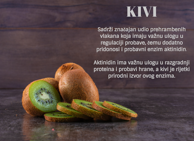 Kivi, iz Kivilaksa, bogat je biljnim vlaknima, vitaminom C i cinkom